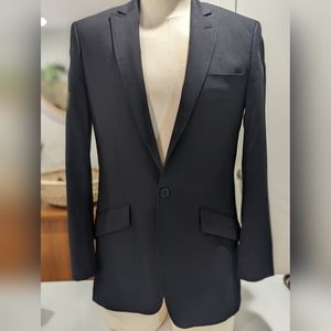 Ted Baker mens black - single button jacket 36r